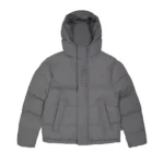 Kurtka Zimowa Trapstar Decoded 2.0 Hooded Puffer Grey FRONT