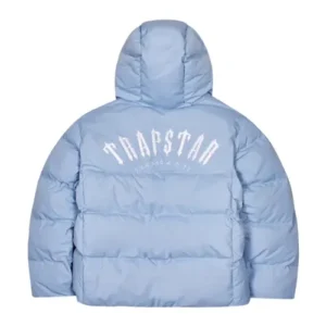 Kurtka Zimowa Trapstar Irongate Arch Puffer Light Blue Back side