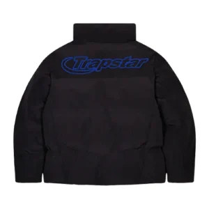 Kurtka Zimowa Trapstar Hyperdrive Puffer Jacket Black / Blue Back