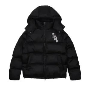 Kurtka Trapstar Shooters Hooded Puffer Black Reflective