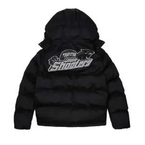 Kurtka Trapstar Shooters Hooded Puffer Black Reflective