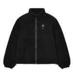 Kurtka Z Futerkiem Trapstar Foundation Borg Jacket Black