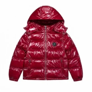 Irongate Detachable Hooded Puffer Jacket Trapstar Red