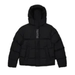 Kurtka Zimowa Trapstar Decoded 2.0 Hooded Puffer Black front