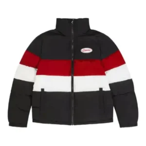 Black Red Kurtka Jacket