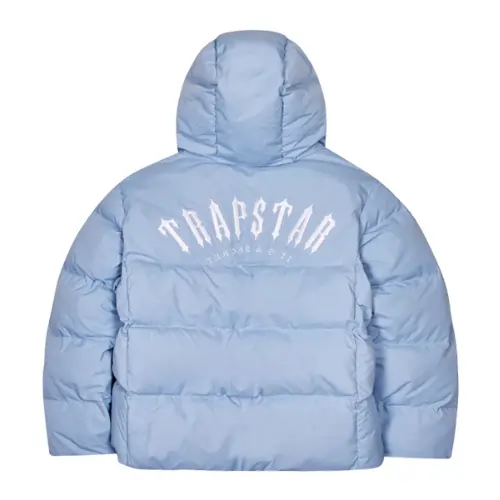 Kurtka Zimowa Trapstar Irongate Arch Puffer Light Blue Back side