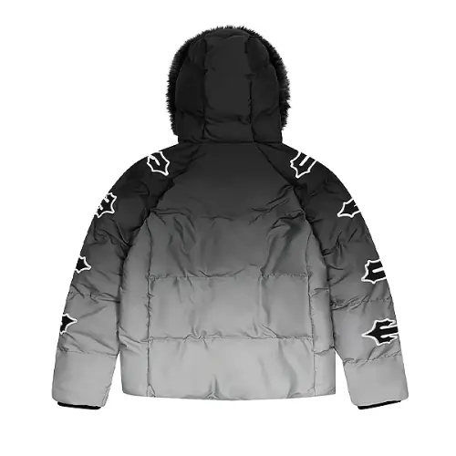 Kurtka Zimowa Trapstar Irongate Sleeve Puffer Black Gradient