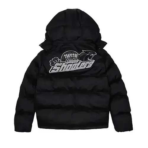 Kurtka Trapstar Shooters Hooded Puffer Black Reflective