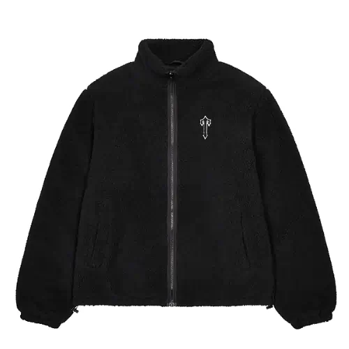 Kurtka Z Futerkiem Trapstar Foundation Borg Jacket Black